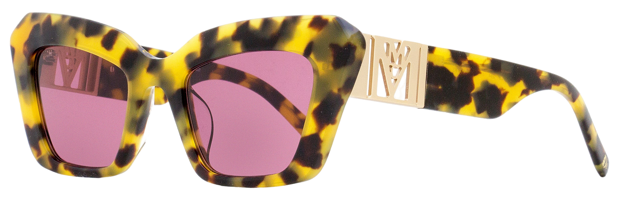 MCM MCM731SLB Cat-Eye Tortoiseshell Sunglasses — Yellow