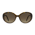 Marc Jacobs Round Havana Frame Sunglasses — Brown
