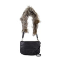 Diesel Calfskin Leather Crossbody Bag — Black