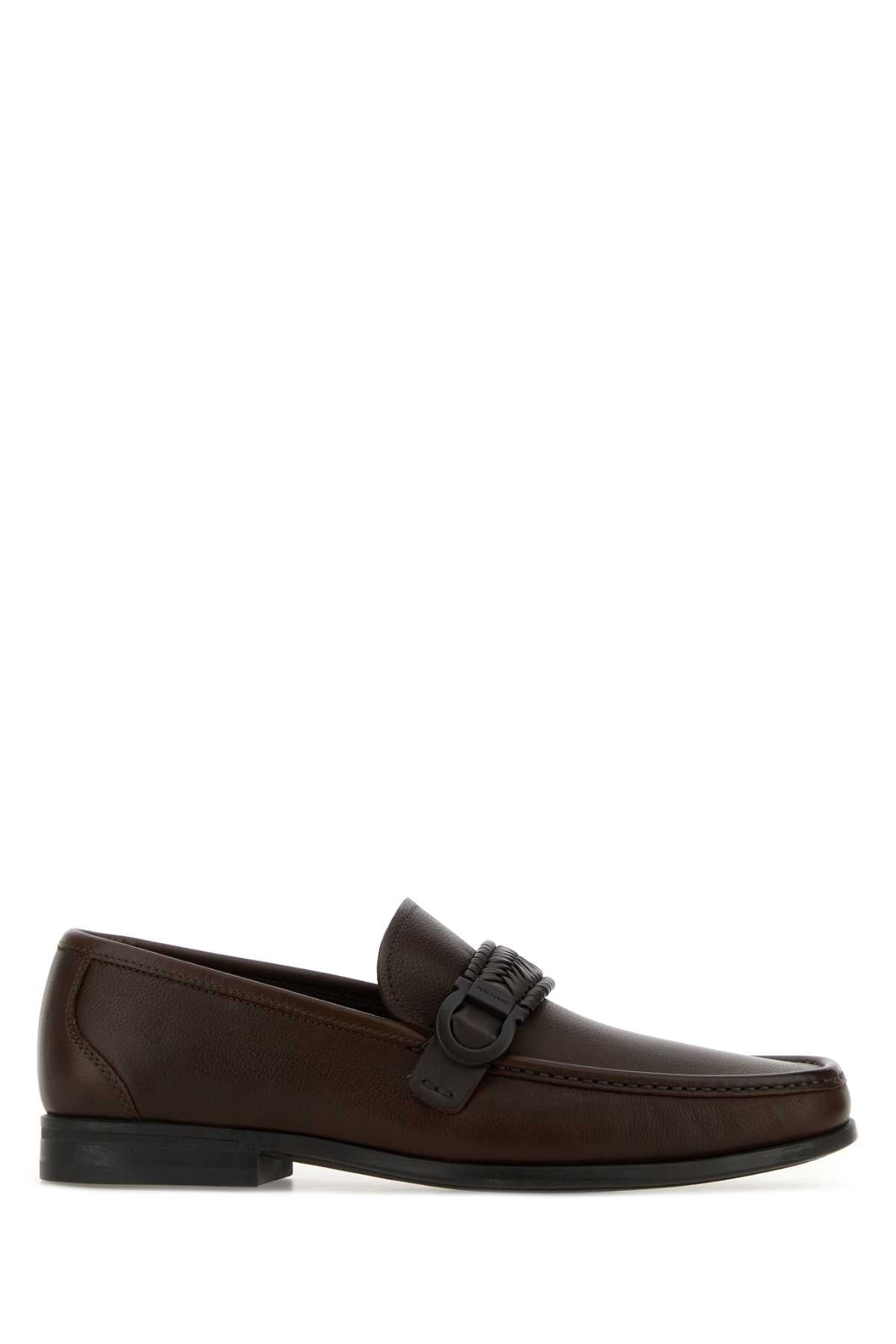 Ferragamo Tmoro Loafer — Brown
