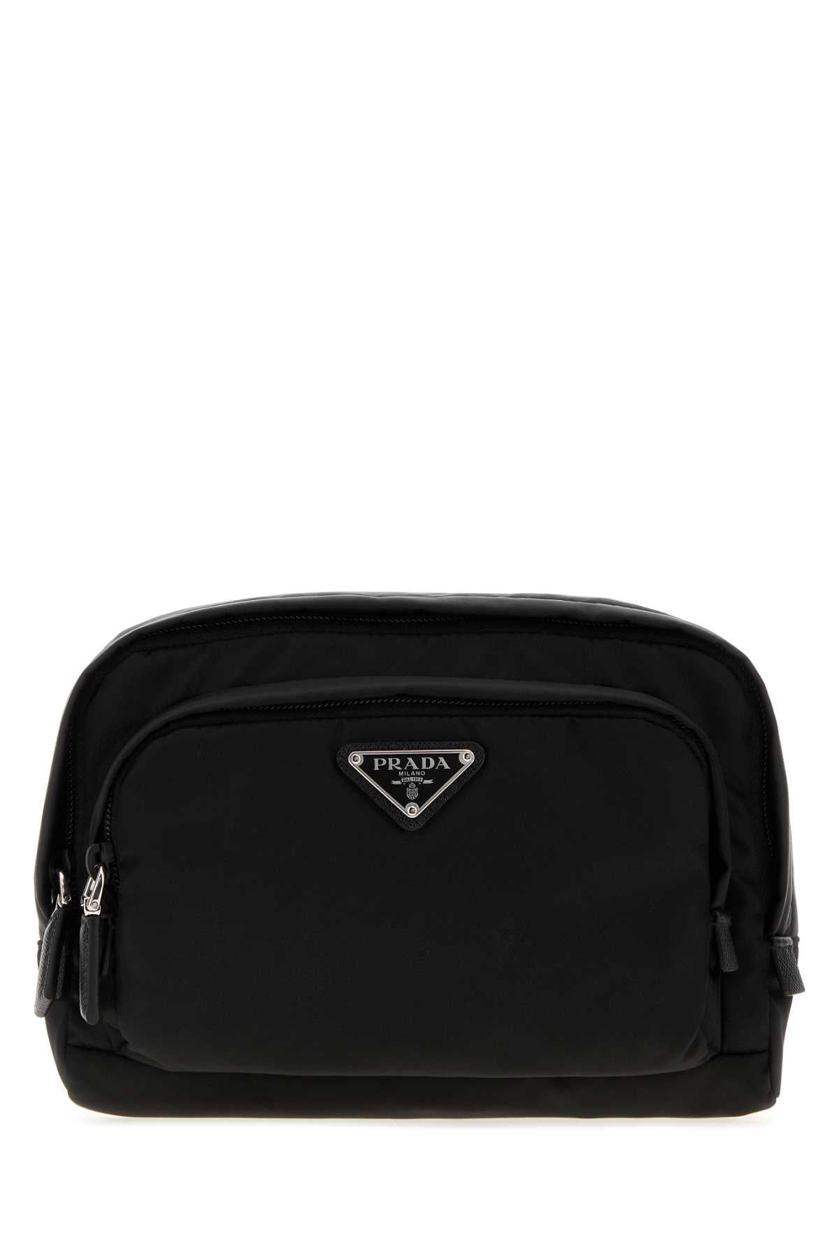 Prada Canvas Beauty Case — Black