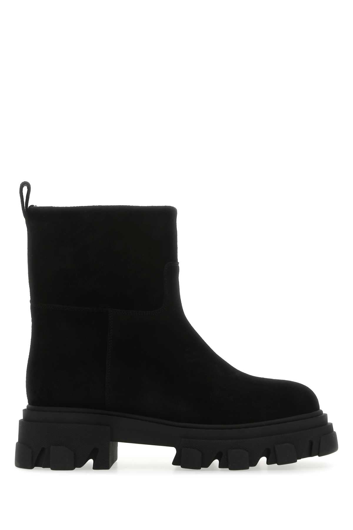 Gia Couture Ankle Boot — Black