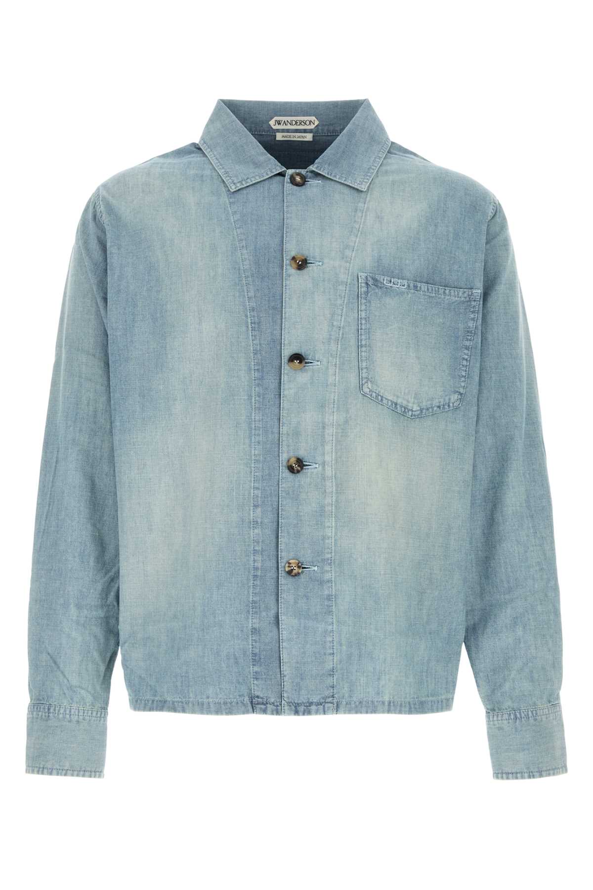 JW Anderson Chambray Shirt — Blue