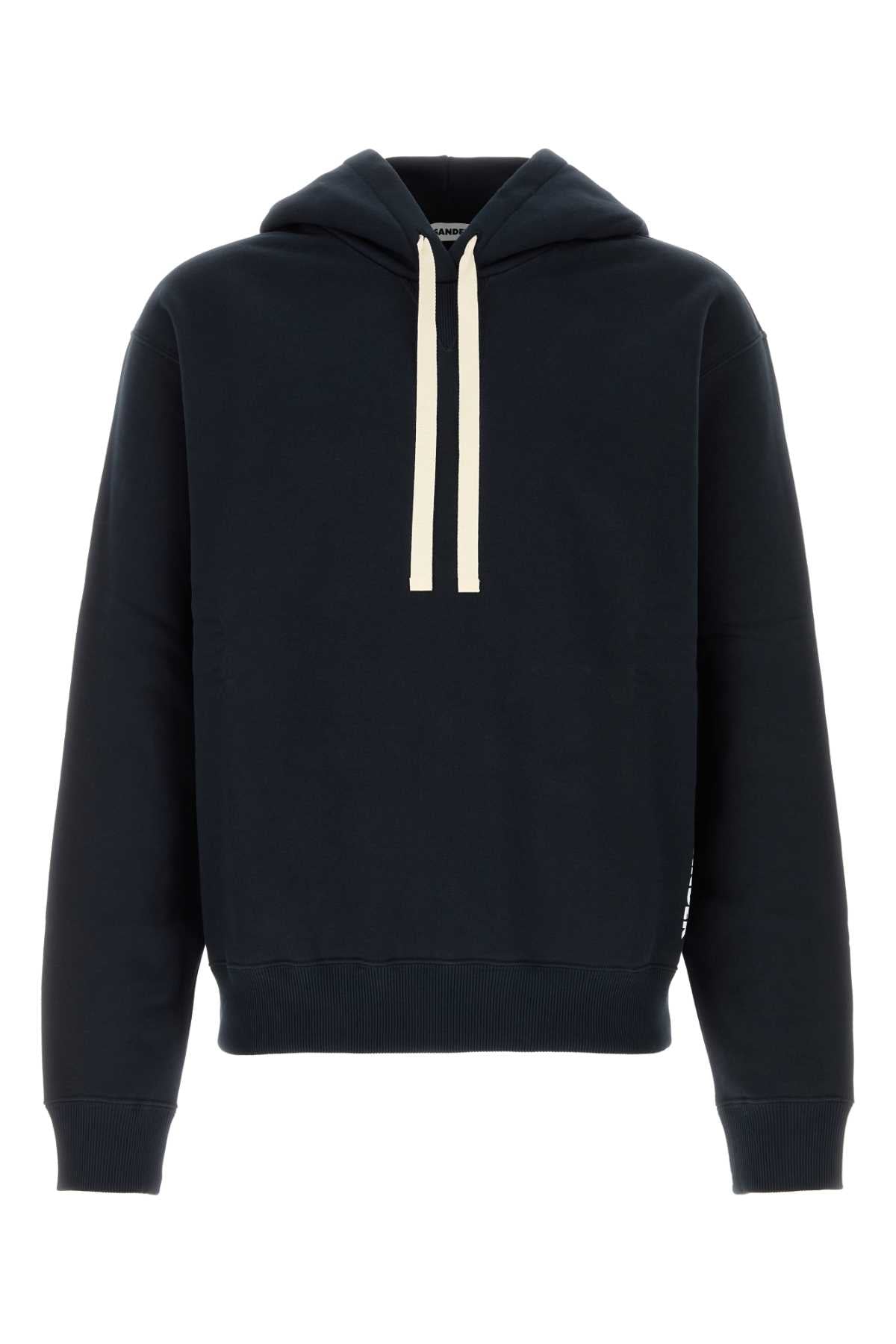 Jil Sander Cotton Hoodie — Navy