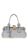 Chloé Leather Shoulder Bag Shoulder Bag — Gray