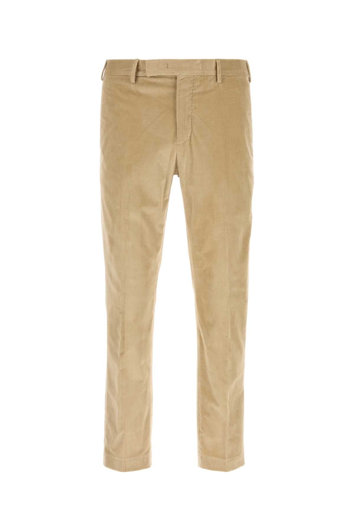 Pt Torino Flat Trousers — Beige