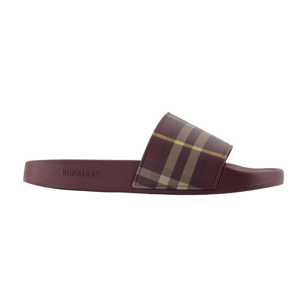 Burberry Furley Sandals — Burgundy