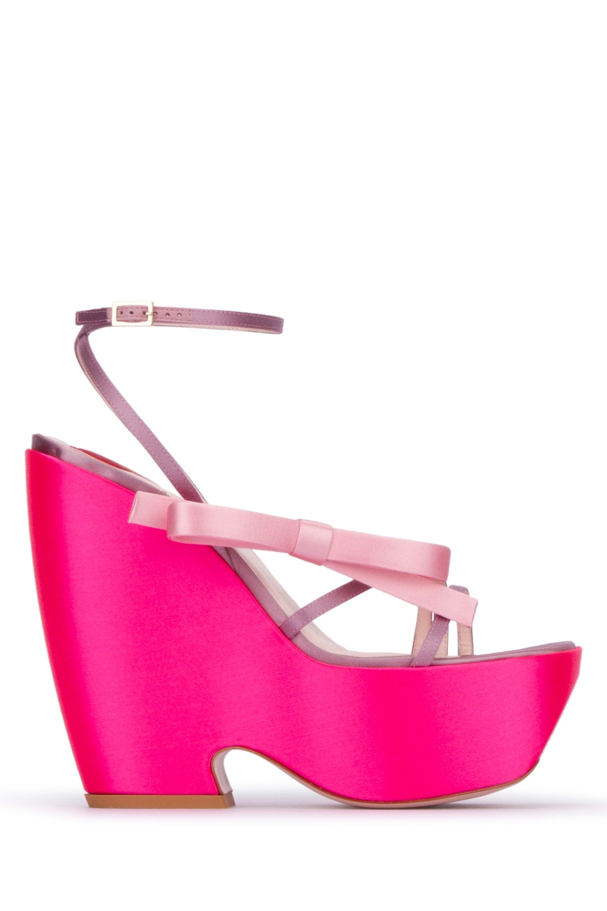 Roger Vivier Platform Wedge Heels — Pink