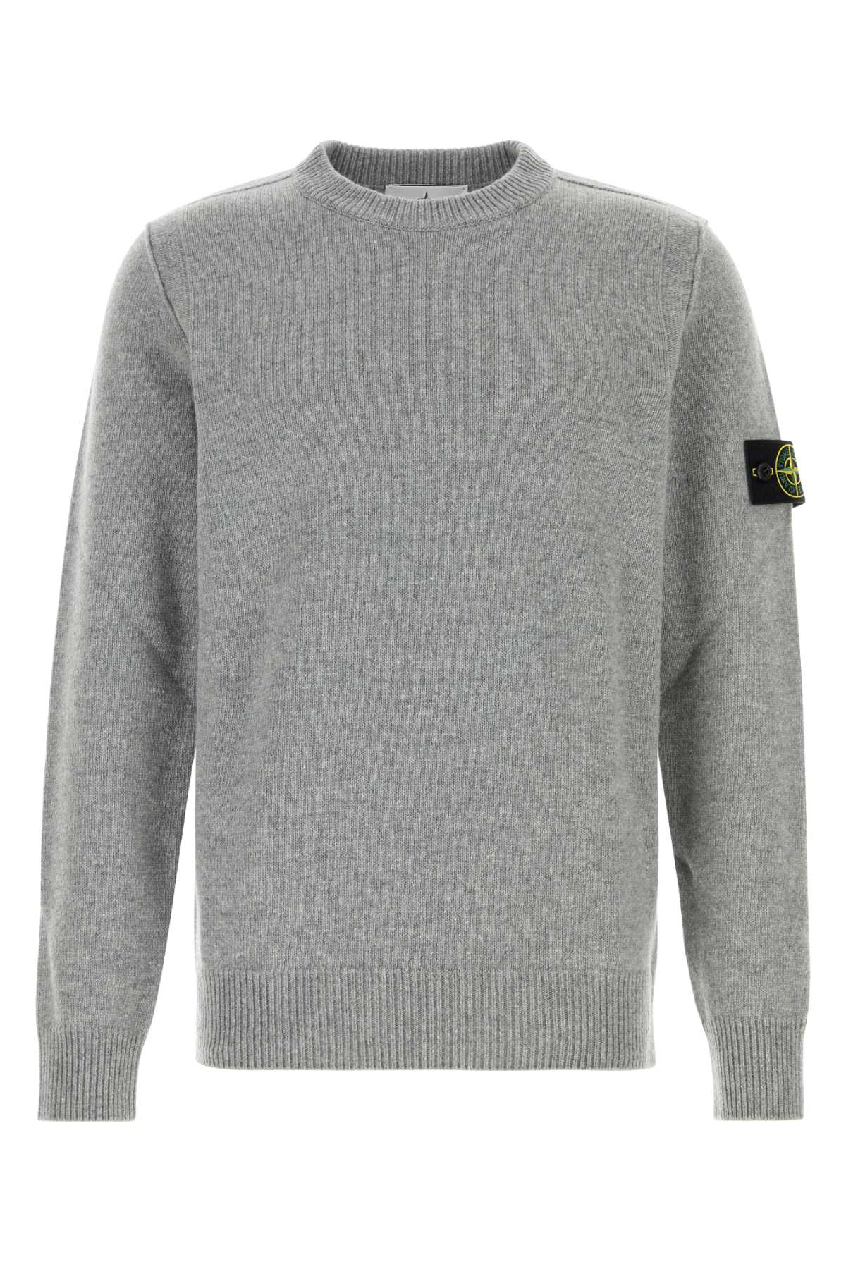 Stone Island Crew Neck Sweater — Gray