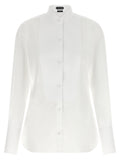 Tom Ford Cotton Tuxedo Shirt — White