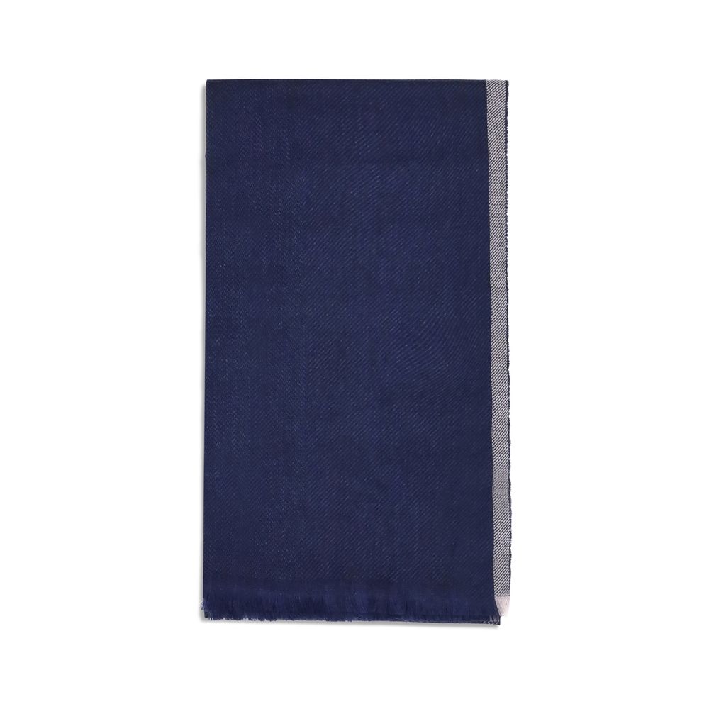 Brunello Cucinelli Cashmere Scarf — Blue