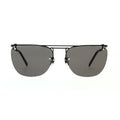 Saint Laurent SL600001 Metal Aviator Sunglasses — Black