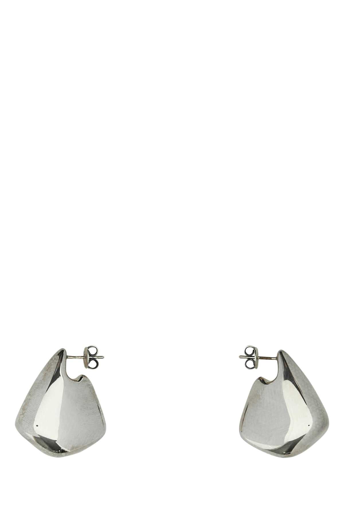 Bottega Veneta Sterling Silver Earrings — Silver