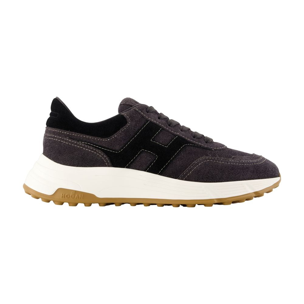 Hogan Hyperlight Allacciato H Sneaker — Black