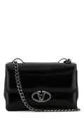 Valentino Garavani Chain-Strap Calfskin Shoulder Bag — Black