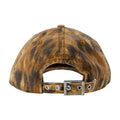 Ganni B3020171-01C Leopard-Print Cotton Baseball Cap — Brown
