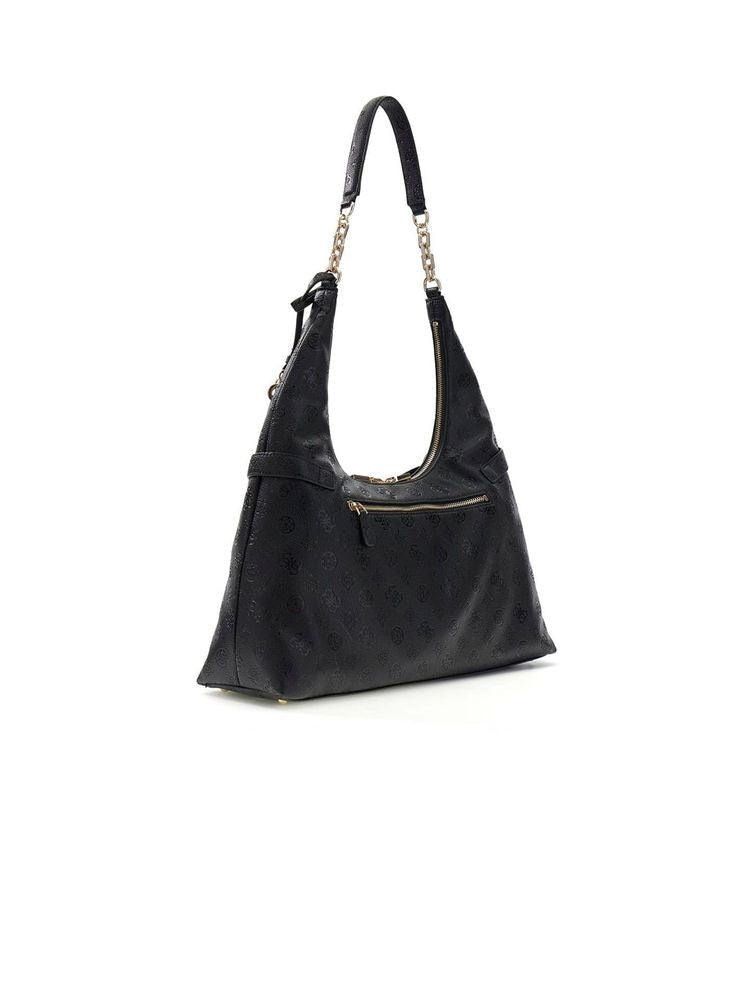 Bolso hobo Ella Guess - Negro
