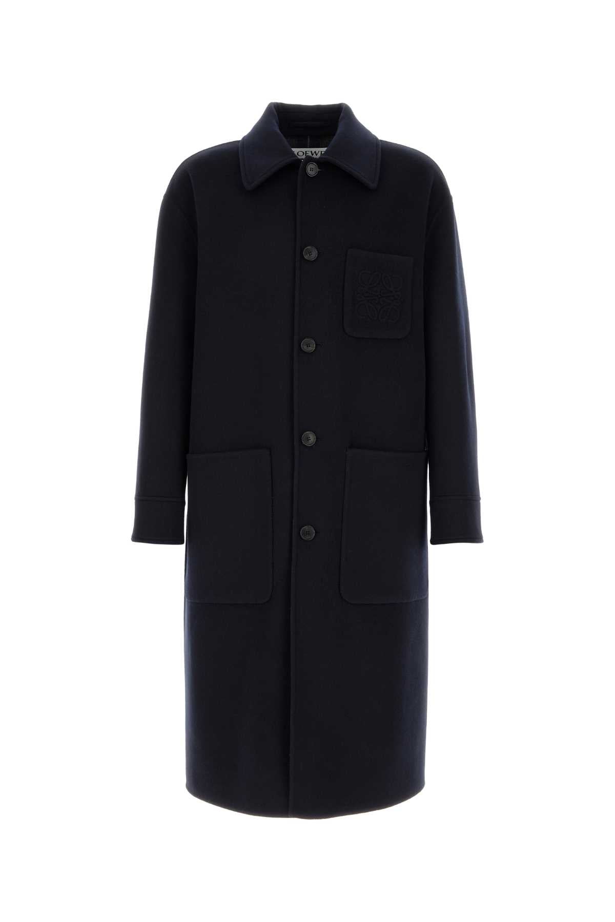 Loewe Navygrey Coat — Navy