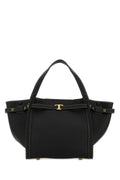 Bolso de hombro con asa superior de piel Tod's - Negro