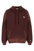 Golden Goose Deluxe Brand Oversize Cotton Hoodie — Burgundy