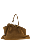 The Attico La Passeggiata Large Shoulder Bag — Brown
