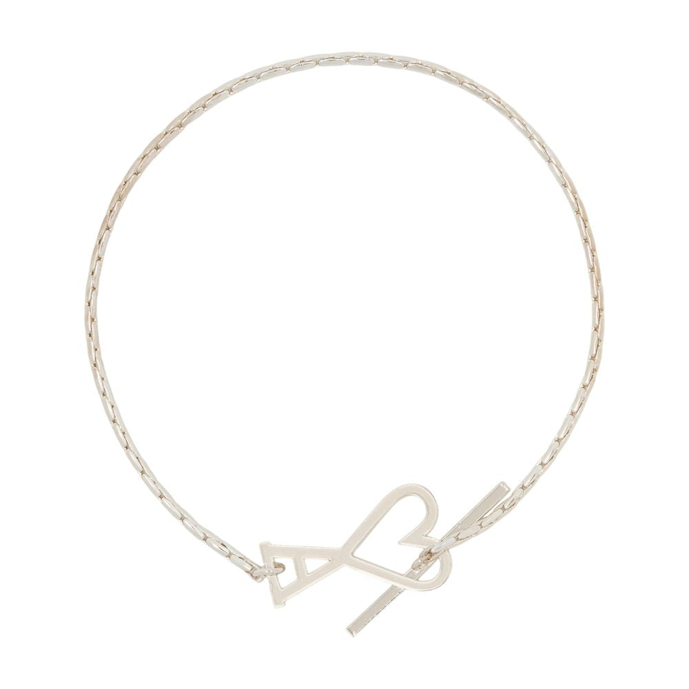 AMI Paris Chain Link Bracelet — Silver