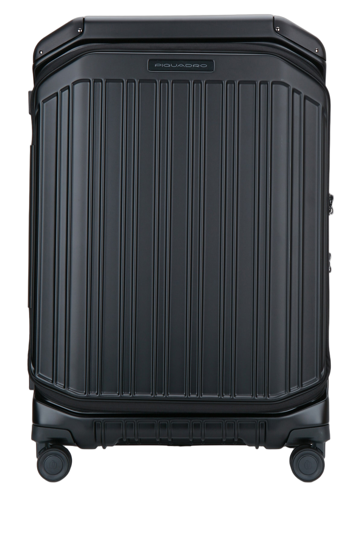 Piquadro Medio Carry-On Suitcase — Black
