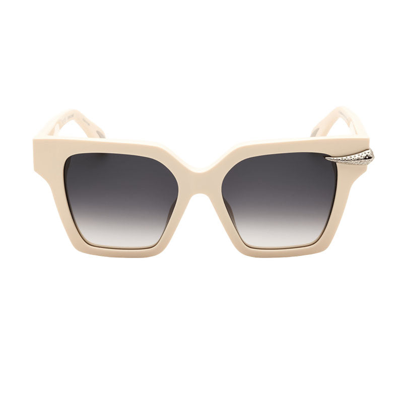 Roberto Cavalli SRC002S09X7 Gradient Lens Sunglasses — Beige