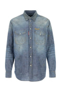 Dsquared2 Canadian Denim Shirt — Navy