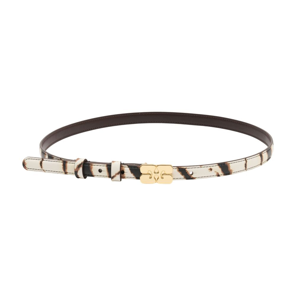 Ganni Kat Belt — Ivory