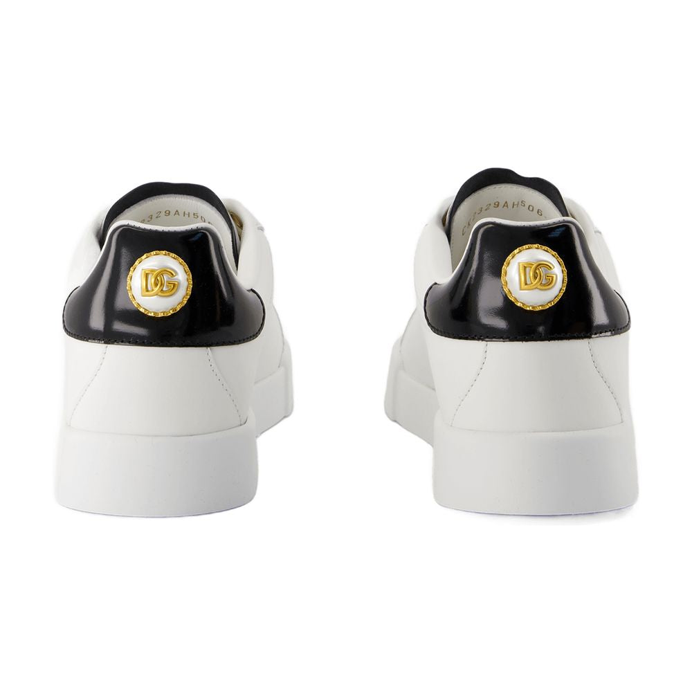 Dolce&Gabbana Calfskin Sneaker — White