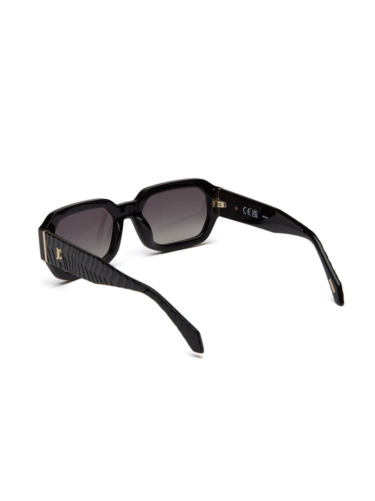 Gafas de sol rectangulares Just Cavalli SJC203 de acetato — Negras
