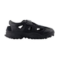 Y-3 Leather Hybrid Sandal — Black