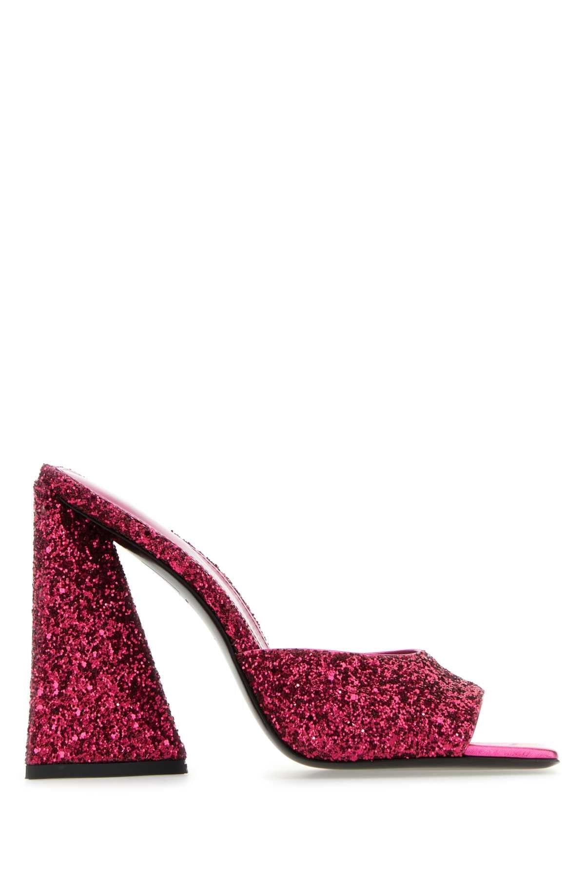 The Attico Devon Mule Sandal — Pink