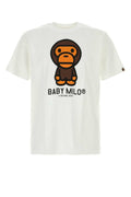 Bape Logo-Printed Cotton T-Shirt — White