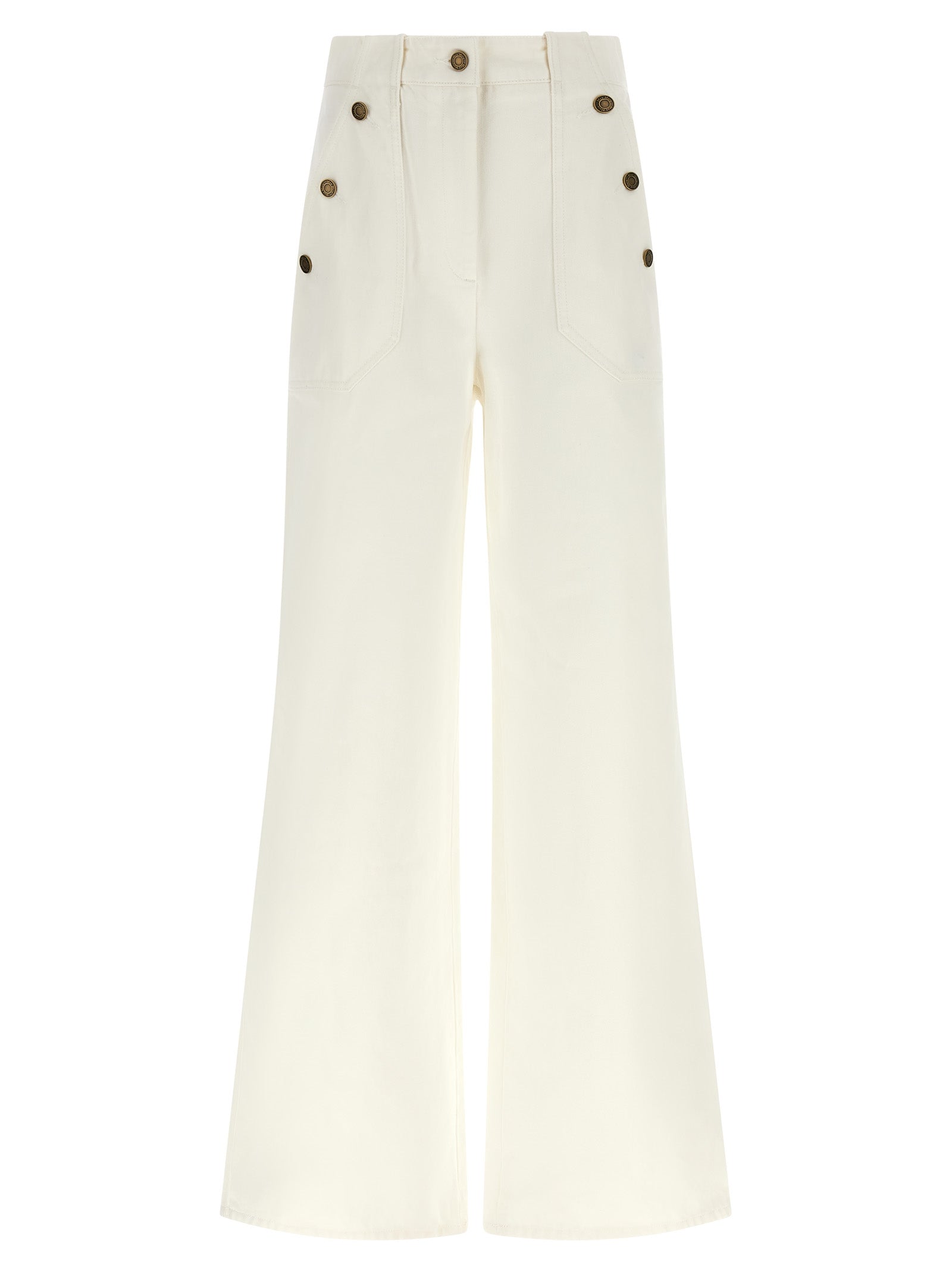 Max Mara Badesse Trousers — White