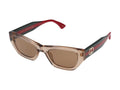 Gucci GG2116S Logo-Embellished Acetate Sunglasses — Brown
