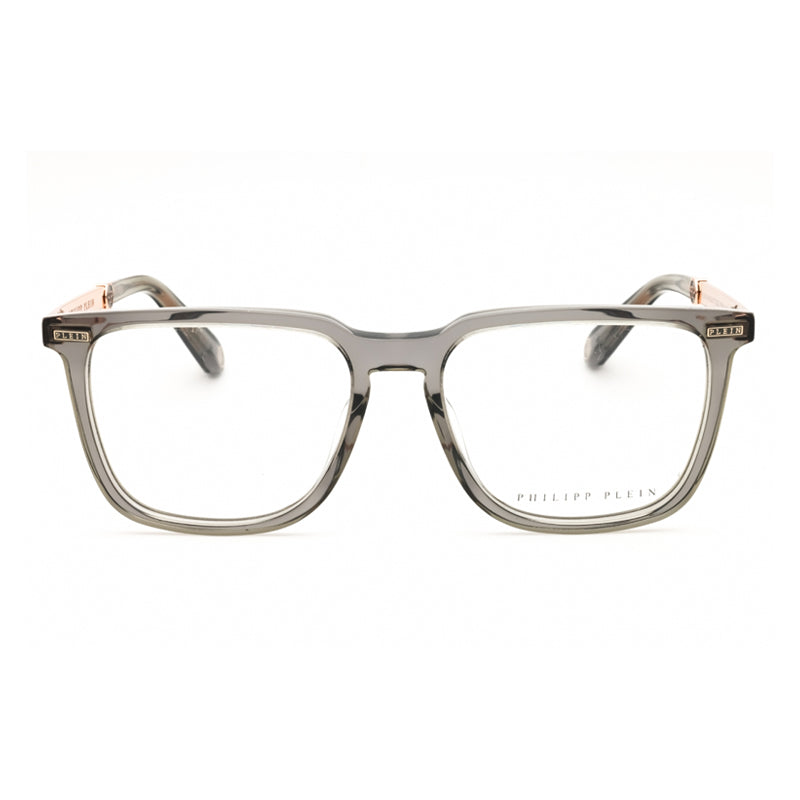 Philipp Plein VPP058M09MB Square Full Rim Eyeglasses — Gray