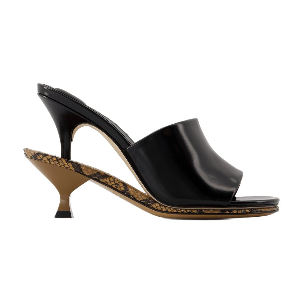 Jacquemus Les Doubles Mules — Black
