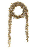 Dries Van Noten Metallic Spike Fringe Scarf — Gold