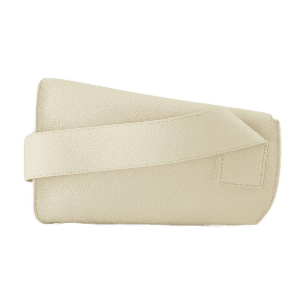 Alexander McQueen Calfskin Leather Crossbody Bag — Beige