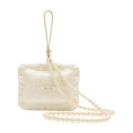 Simone Rocha Pearl-Chain Crossbody Bag — Ivory