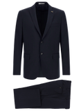 Pal Zileri Pure Wool Pant Suit — Navy