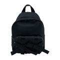 Simone Rocha Bow-Front Nylon Backpack — Black