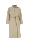 Bottega Veneta Gabardina Colletto — Beige