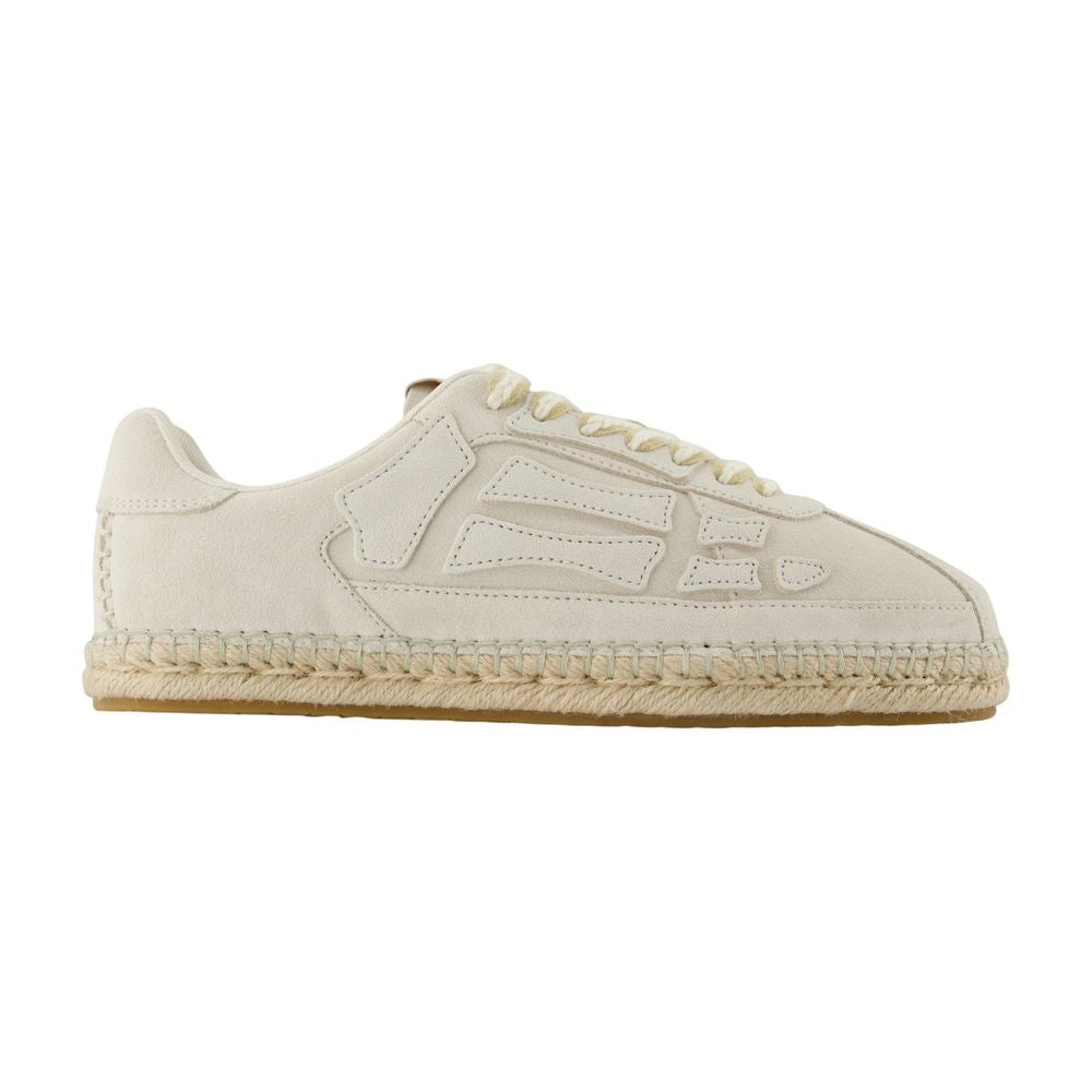 Amiri Pacific Bones Espadrille Flat — Beige