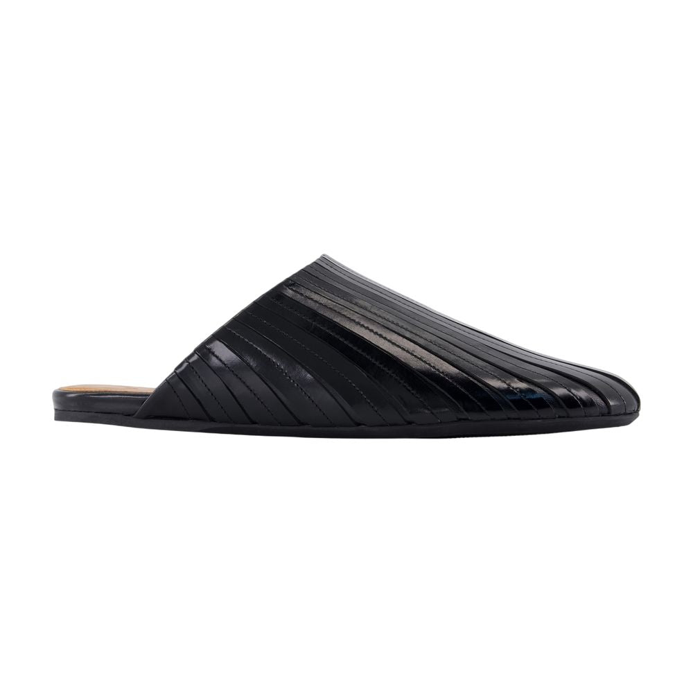 Marni Quilted Lambskin Slipper — Black