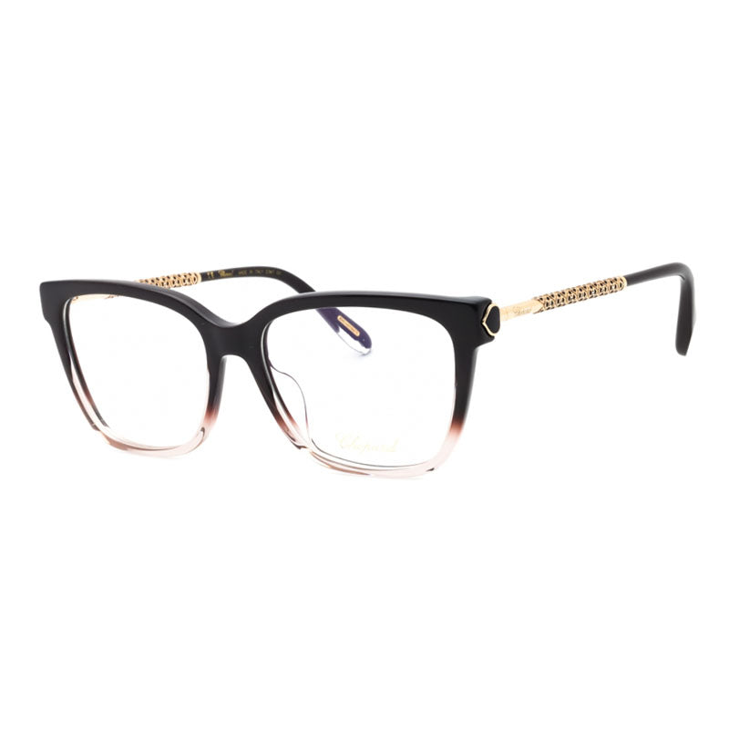 Chopard VCH333W Cat-Eye Acetate and Metal Eyeglasses — Black