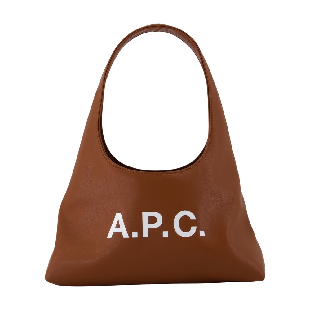 A.P.C. Baby Ninon Shoulder Bag — Brown
