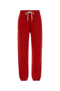 Polo Ralph Lauren Pantalón de chándal de punto de mezcla de algodón — Rojo